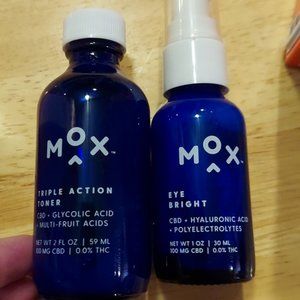 MOX Skincare Triple Action Toner and Eye Bright Cream
